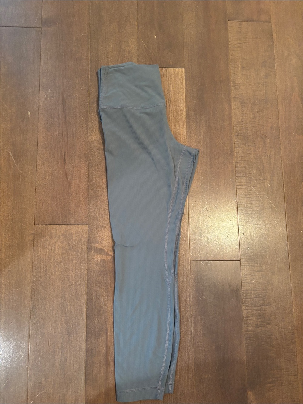 lululemon athletica Ribbed High-Rise Leggings - Slate Blue